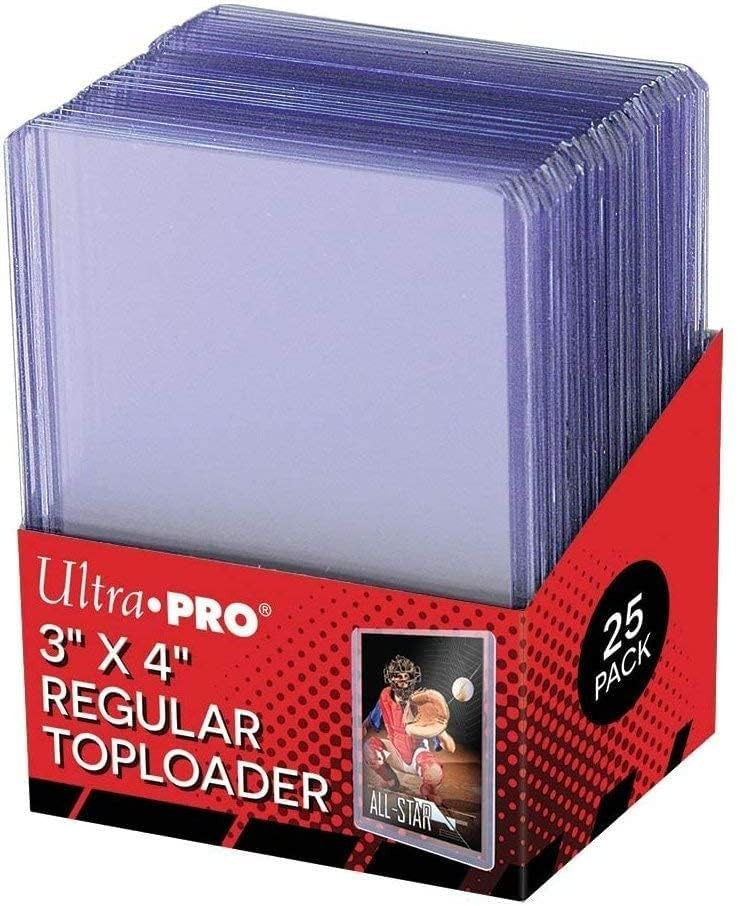 Ultra Pro - Toploader Bordo Trasparente 3 x 4 Clear Regular 25 pezzi
