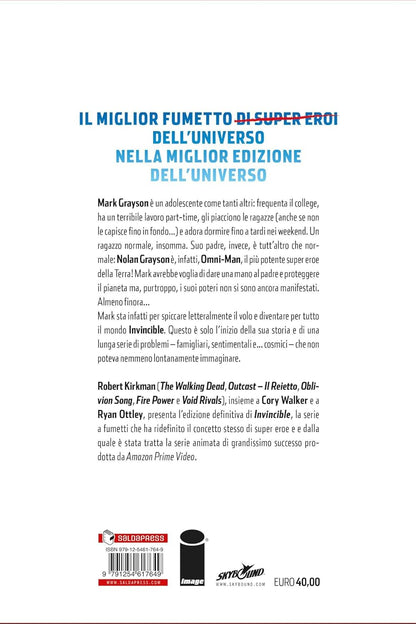 Invincible Omnibus Nuova Edizione Vol. 1 retro