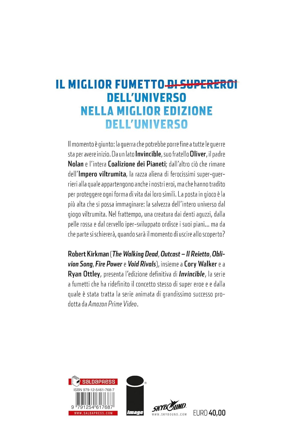 Invincible Omnibus Nuova Edizione Vol. 5 retro