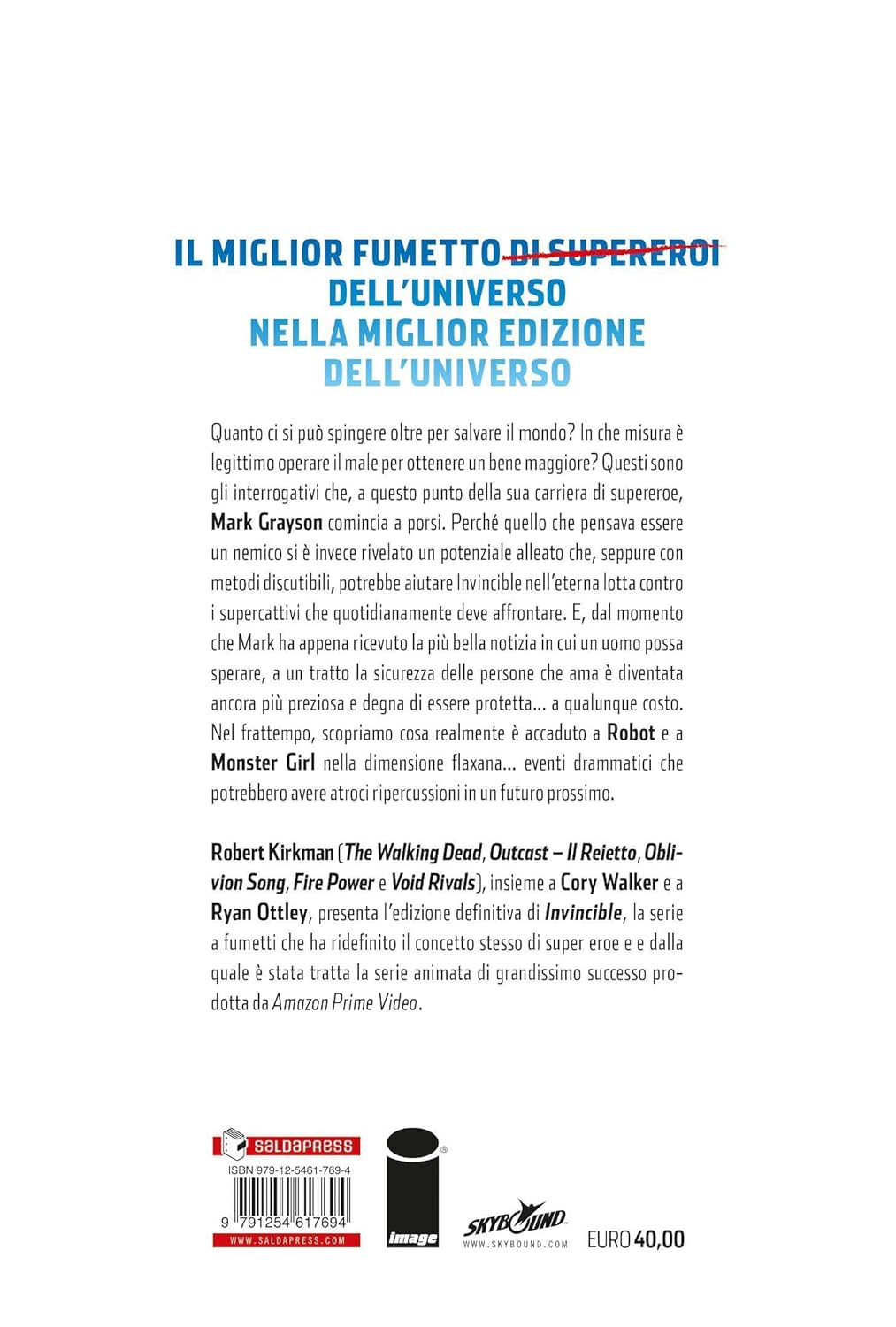 Invincible Omnibus Nuova Edizione Vol. 6 retro