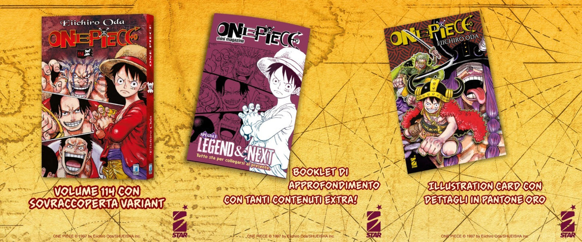 One Piece 114 – Limited Edition (Variant + Illustration Card + LEGEND & NEXT)
