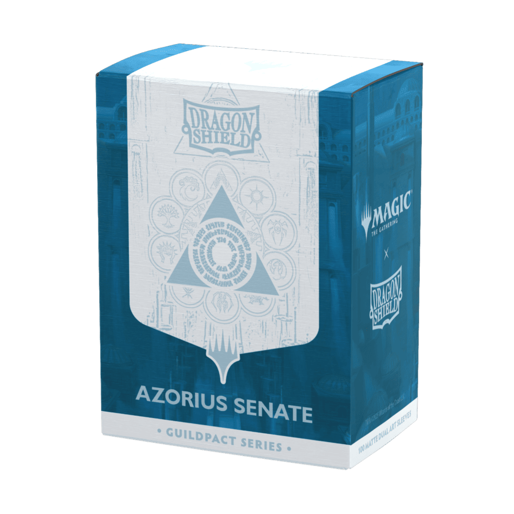 Sleeves Azorius Senate Dual Matte Art Dragon Shield