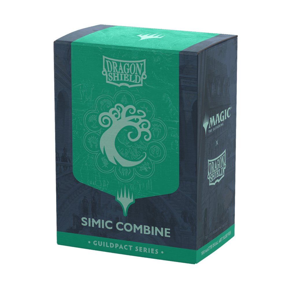 Sleeves Simic Combine Dual Matte Art Dragon Shield