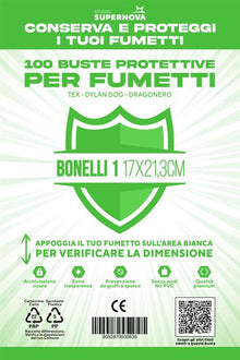 Studio Supernova - 100 Buste Protettive Bonelli 1 17,0 x 21,3 cm