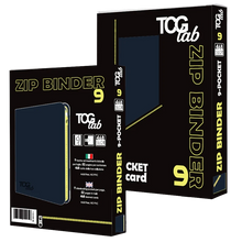 TcgLab - Album 9 Tasche con Zip Gialla - 468 Slot - Blu