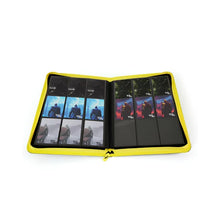 TcgLab - Album 9 Tasche con Zip Gialla - 468 Slot - Blu open