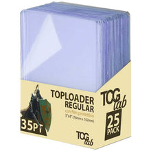 TcgLab - Box 25 Toploader - Classic Blue con Film Protettivo