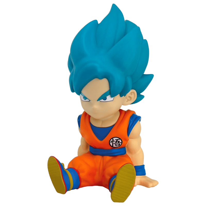 Dragon Ball Super Son Goku Super Saiyan Blue Money box figure 15cm