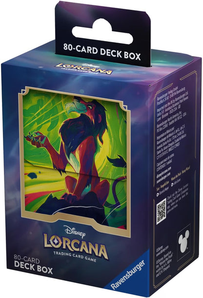 Disney Lorcana - Porta Mazzo Standard 80+ | Scegli il tuo personaggio