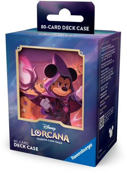Disney Lorcana - Porta Mazzo Standard 80+ | Scegli il tuo personaggio